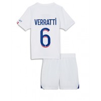 Fotbalové Dres Paris Saint-Germain Marco Verratti #6 Dětské Alternativní 2022-23 Krátký Rukáv (+ trenýrky)